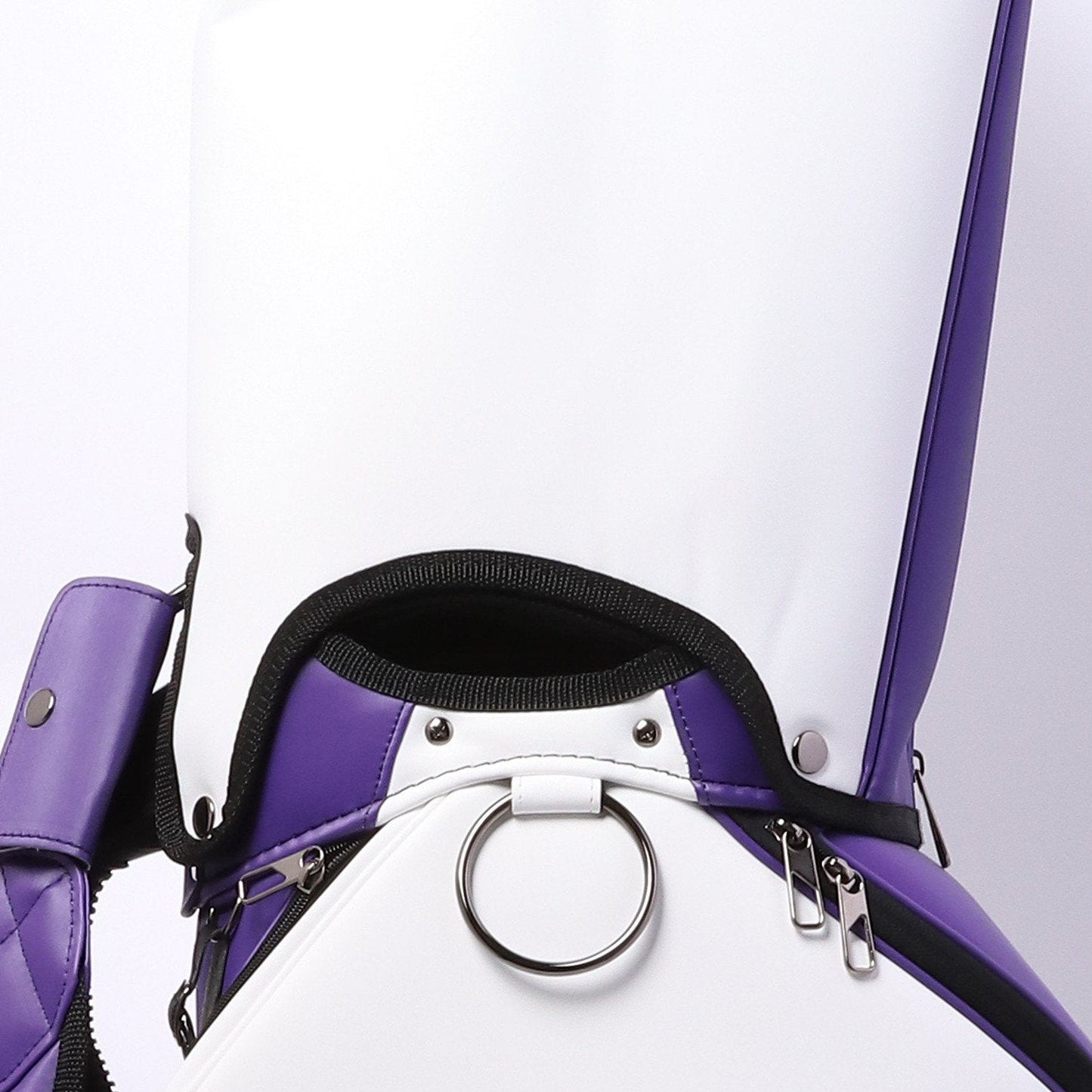 プロレプリカモデルキャディバッグ ホワイト×バイオレットY22CBPWVL