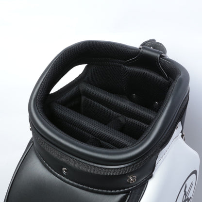 プロレプリカモデルキャディバッグ　ホワイト×ブラックY22CBPWBK